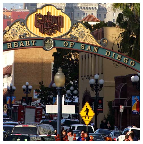 Gaslamp Quarter of San Diego