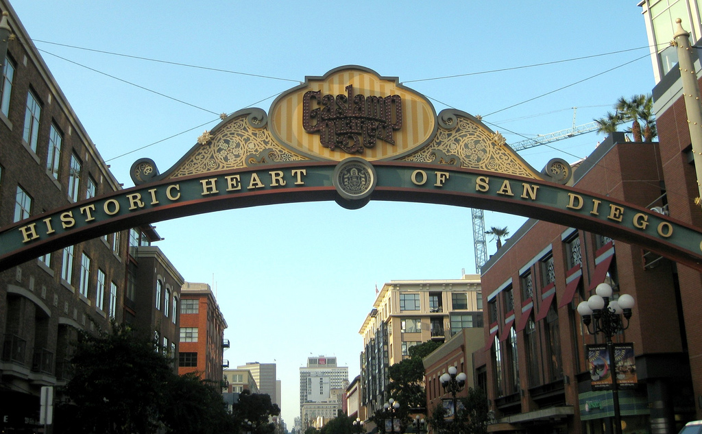 Gaslamp Quarter Sign in San Diego