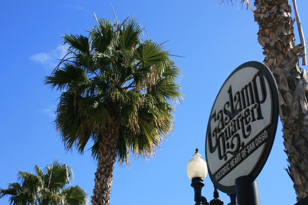 Entrance to Gaslamp Quarter San Diego